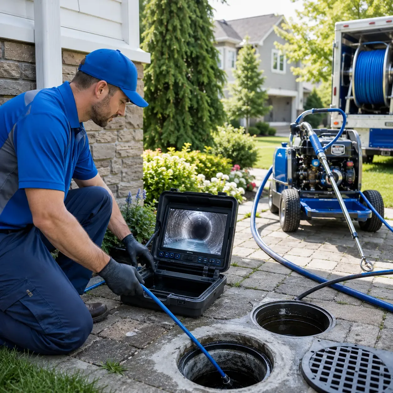 Outdoor drain cleaning professionals serving Hull, IL